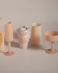 wheat + oat | urbb | biodegradable bamboo coffee cup - porter green | style + sustainability