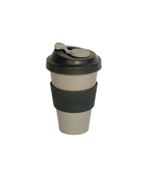 smoke + storm | urbb | biodegradable bamboo coffee cup | porter green, biodegradable coffee cups. bamboo coffee cup, reusable coffee cup australia, 12oz coffee cup, leak proof coffee cup