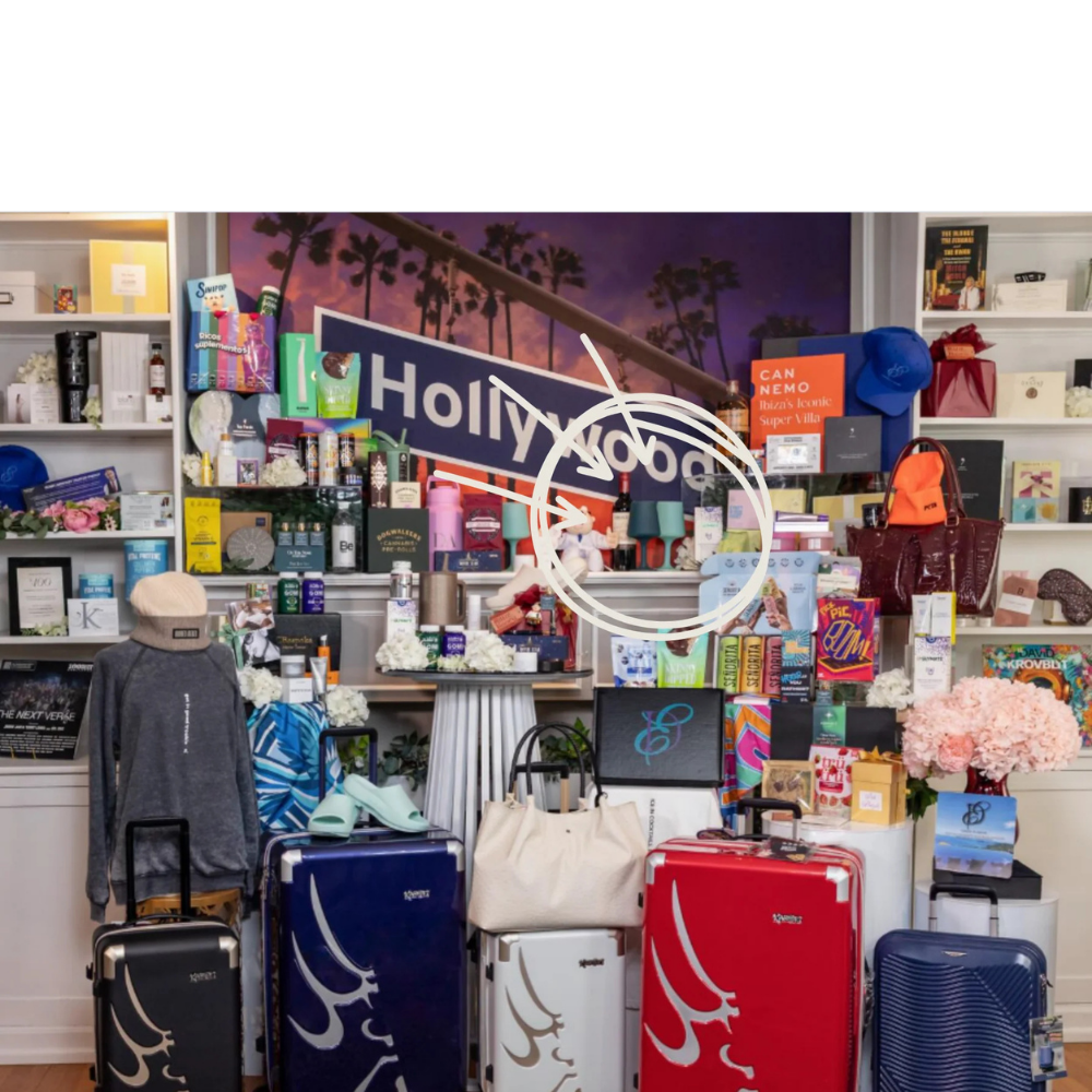 porter green in the “Everyone Wins” nominee gift bags
