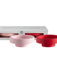 Cherry + Blush | Flipp large | Silicone Unbreakable Candle Holder Set - porter green | style + sustainability