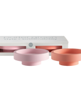 Peach + Petal | Flipp large | Silicone Unbreakable Candle Holder Set - porter green | style + sustainability