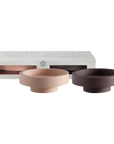 Latte + Donkey | Flipp large | Silicone Unbreakable Candle Holder Set - porter green | style + sustainability
