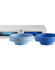 Sky + Kingfisher | Flipp large | Silicone Unbreakable Candle Holder Set - porter green | style + sustainability