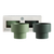 Sage + Olive | Flipp small | Silicone Unbreakable Candle Holder Set - porter green | style + sustainability