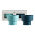 Mist + Ink | Flipp small | Silicone Unbreakable Candle Holder Set - porter green | style + sustainability