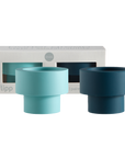Mist + Ink | Flipp small | Silicone Unbreakable Candle Holder Set - porter green | style + sustainability