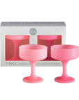 petalo | mecc | silicone unbreakable cocktail glasses - porter green | style + sustainability
