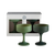 sage + olive | mecc | unbreakable silicone cocktail coupes | porter green, coupe cocktail glass, coupe glass, coloured cocktail glasses, unbreakable cocktail glasses, cocktail glasses australia