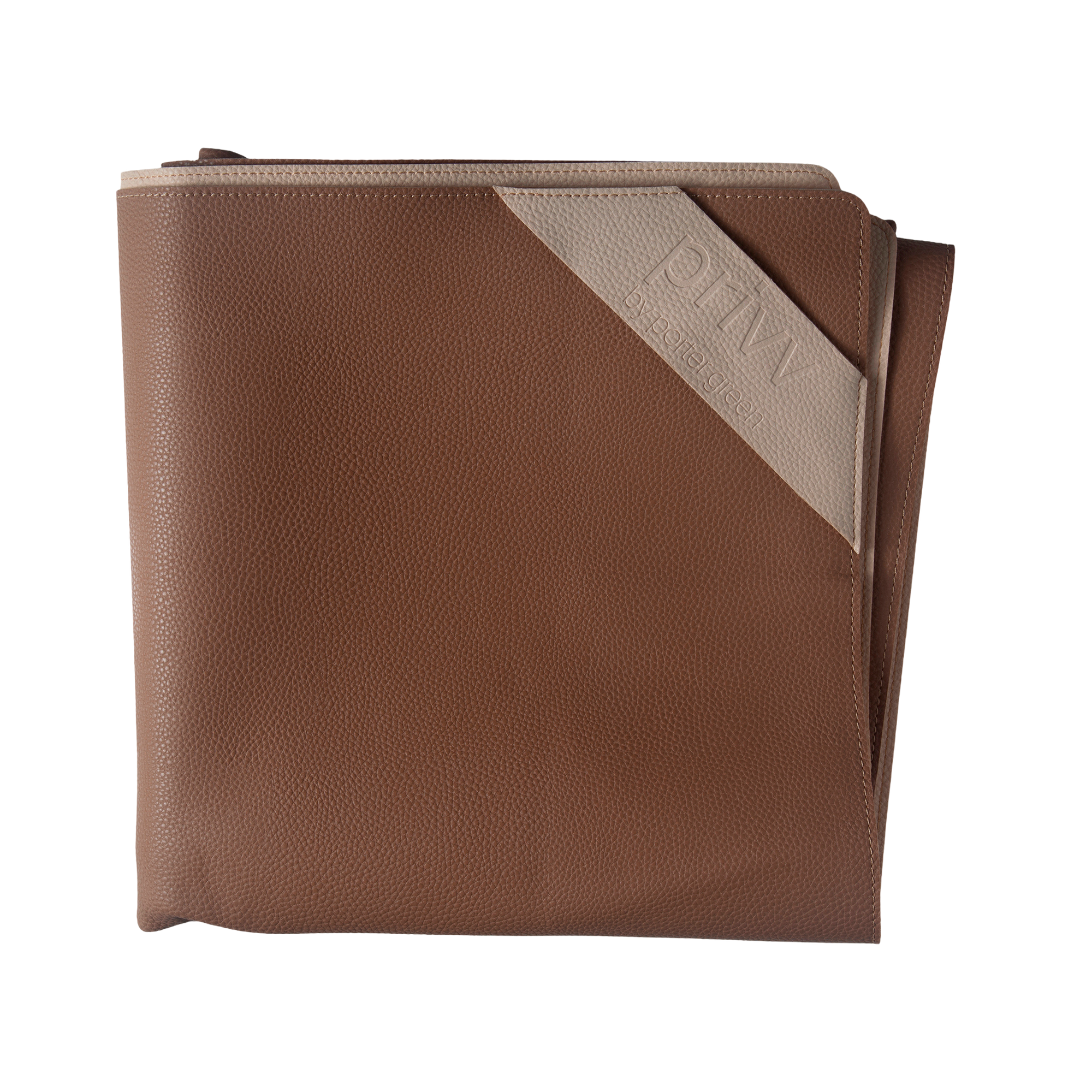 wheat + oat | privv | vegan leather waterproof picnic rug - porter green | style + sustainability