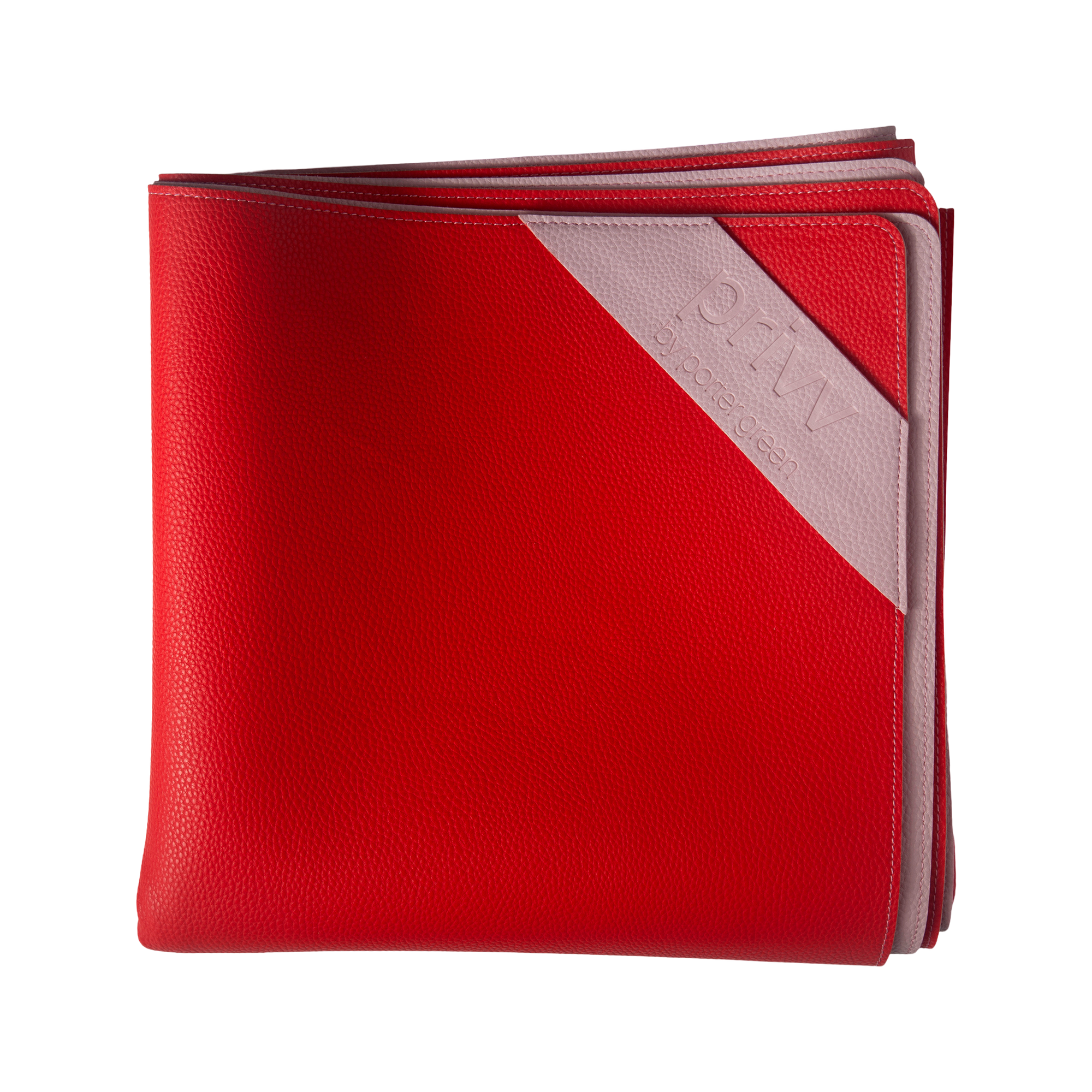 cherry + blush | privv | vegan leather waterproof picnic rug - porter green | style + sustainability