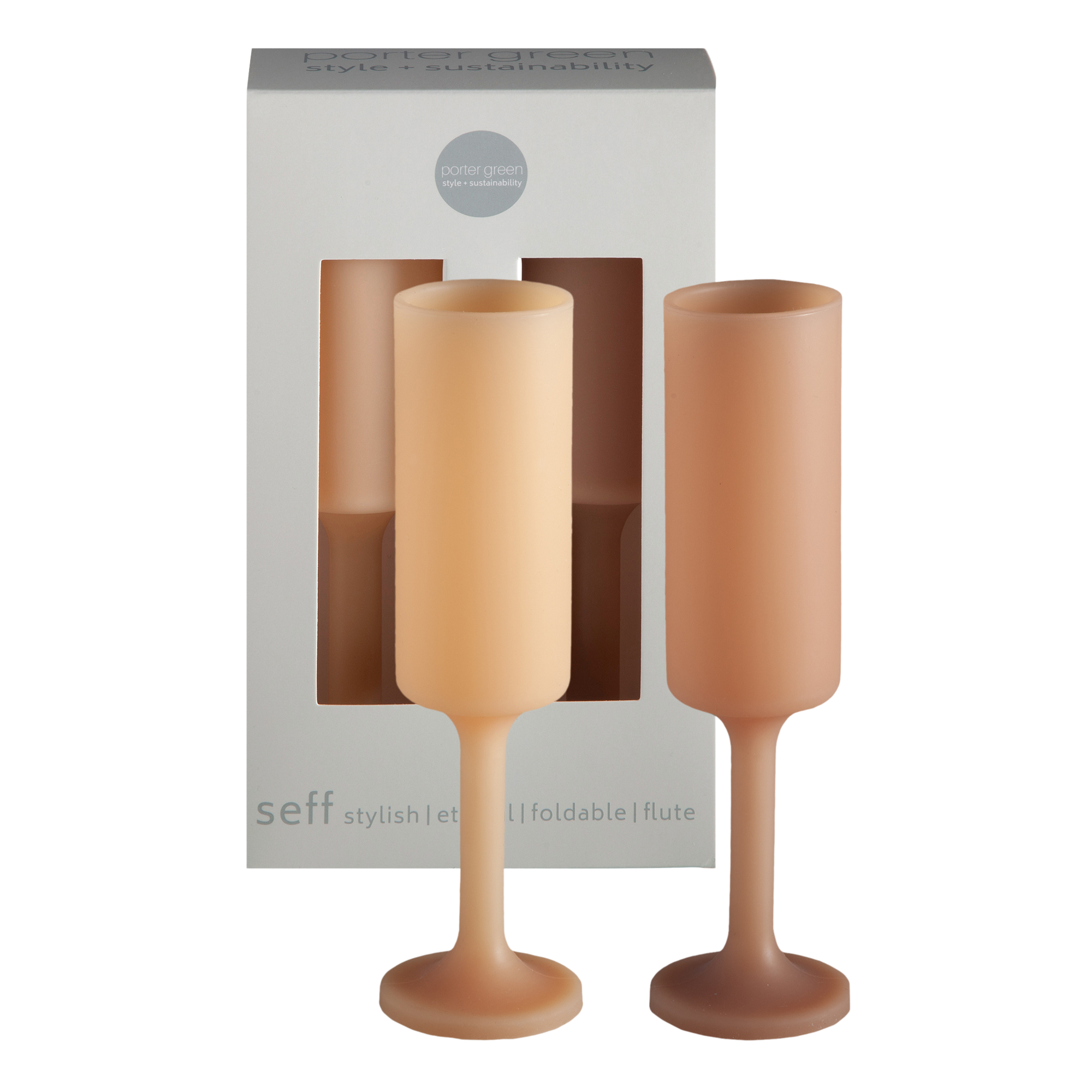 wheat + oat | seff | unbreakable silicone champagne flute | porter green, champagne flutes, unbreakable champagne flutes, champagne flute glasses, coloured champagne glasses, champagne flutes australia