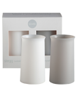 blanc + dove | stegg | silicone unbreakable highball glasses - porter green | style + sustainability