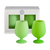lime | stemm | silicone unbreakable wine glasses - porter green | style + sustainability