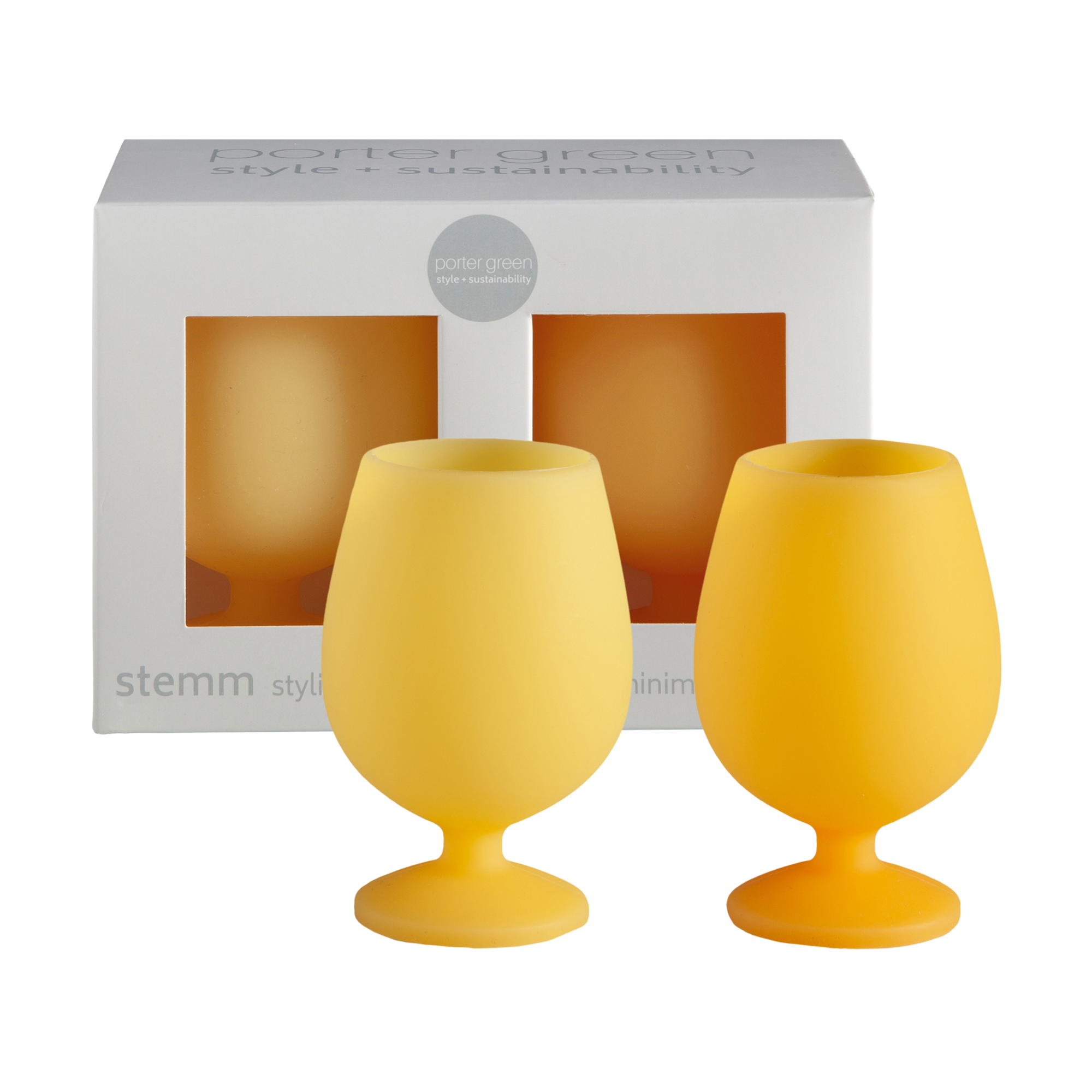 girasoli | stemm | silicone unbreakable wine glasses - porter green | style + sustainability