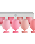 rose | stemm | silicone unbreakable wine glasses - porter green | style + sustainability