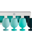 sarcelle | stemm | silicone unbreakable wine glasses - porter green | style + sustainability