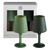sage + olive | swepp | silicone unbreakable wine glasses - porter green | style + sustainability