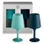 mist + ink | swepp | silicone unbreakable wine glasses - porter green | style + sustainability