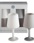blanc + dove | swepp | silicone unbreakable wine glasses - porter green | style + sustainability