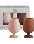 latte + donkey | stemm | silicone unbreakable wine glasses - porter green | style + sustainability