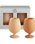 wheat + oat | stemm | silicone unbreakable wine glasses - porter green | style + sustainability