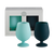 mist + ink | stemm | silicone unbreakable wine glasses - porter green | style + sustainability