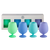marine | stemm | silicone unbreakable wine glasses - porter green | style + sustainability