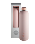 peach + petal | driss | insulated stainless steel water bottle - porter green | style + sustainability