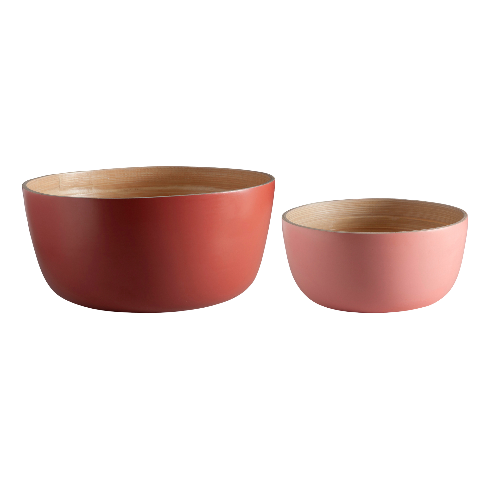 terra + peach | bebb | biodegradable bamboo bowls | porter green, bamboo bowls, serving bowls. wooden serving bowls, serving bowl set, salad serving bowl