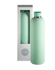 gerbera + leaf | driss | insulated stainless steel water bottle - porter green | style + sustainability