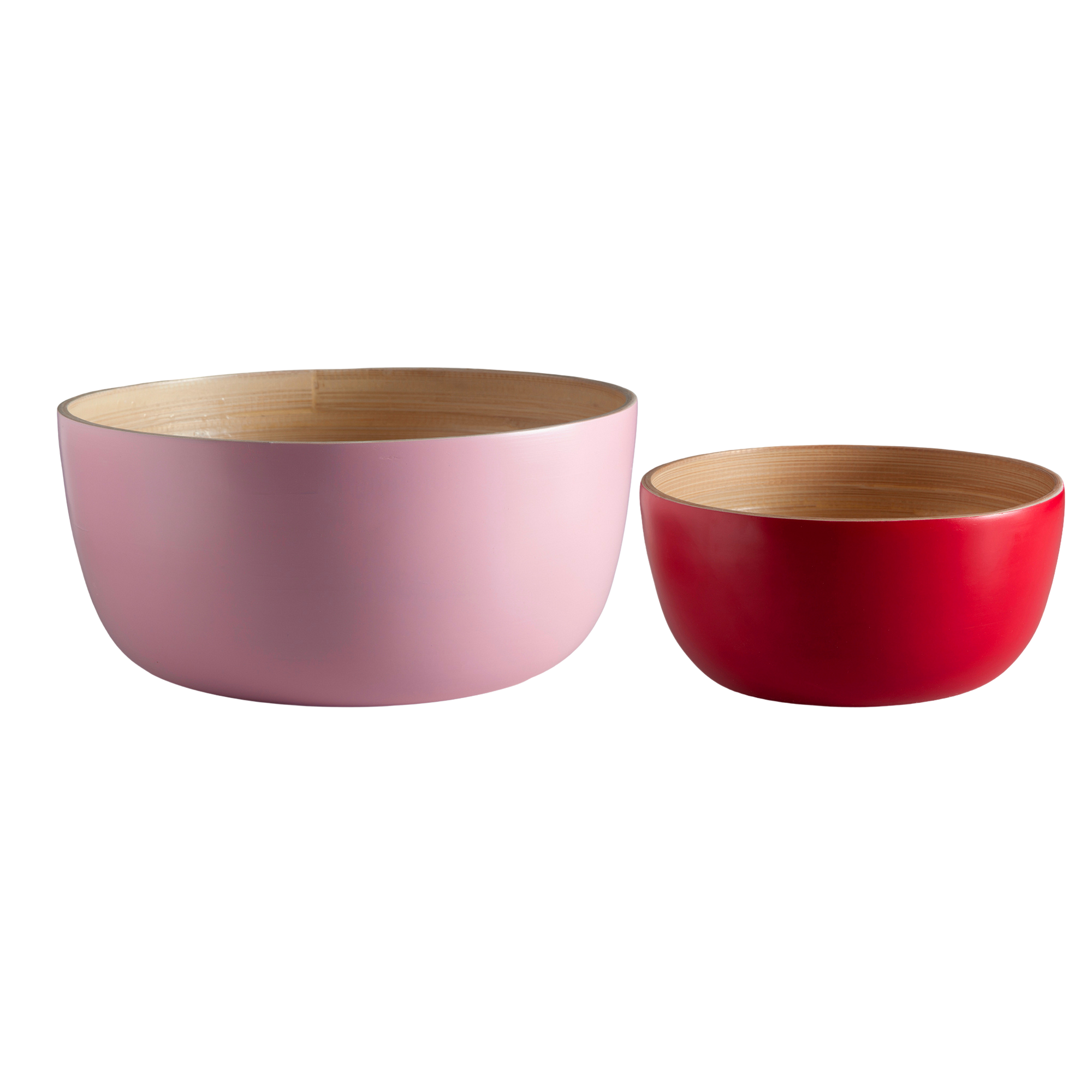 cherry + blush | bebb | biodegradable bamboo bowls | porter green, bamboo bowls, serving bowls. wooden serving bowls, serving bowl set, salad serving bowl