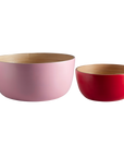 cherry + blush | bebb | biodegradable bamboo bowls | porter green, bamboo bowls, serving bowls. wooden serving bowls, serving bowl set, salad serving bowl