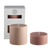 wheat + oat | escc large pillar candle | soy - blend unscented candles - porter green | style + sustainability