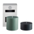 sage + olive | escc large pillar candle | soy - blend unscented candles - porter green | style + sustainability