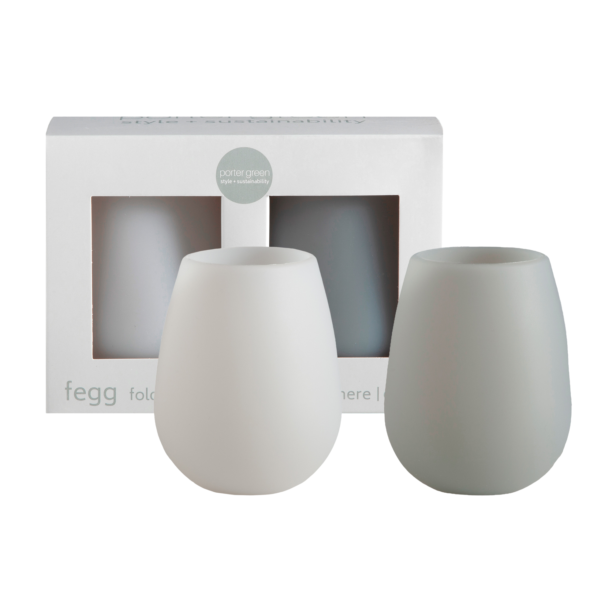 lupo grigio | fegg | silicone unbreakable glasses - porter green | style + sustainability