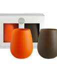 tobacco + turmeric | fegg | silicone unbreakable glasses - porter green | style + sustainability