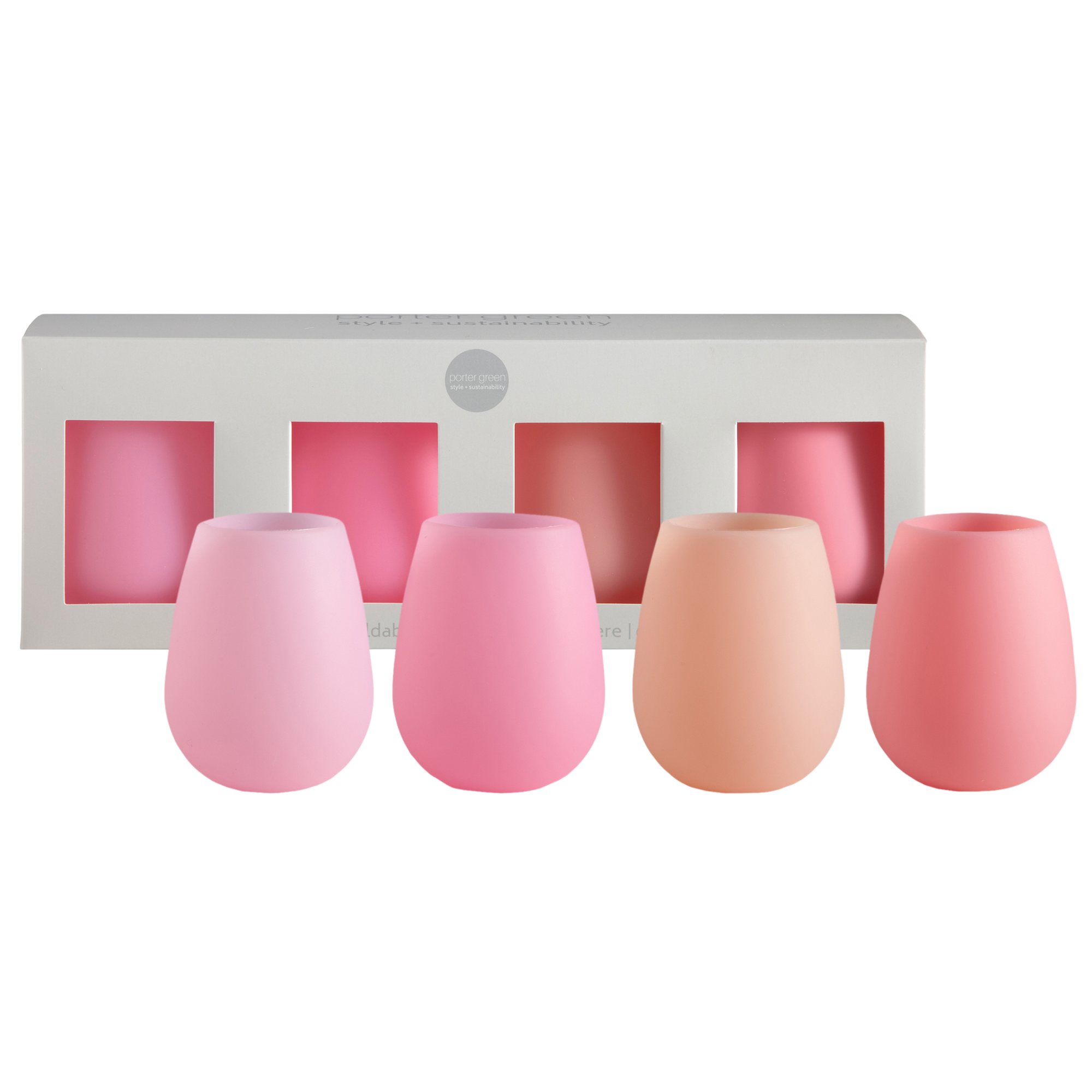 rose | fegg | silicone unbreakable glasses - porter green | style + sustainability