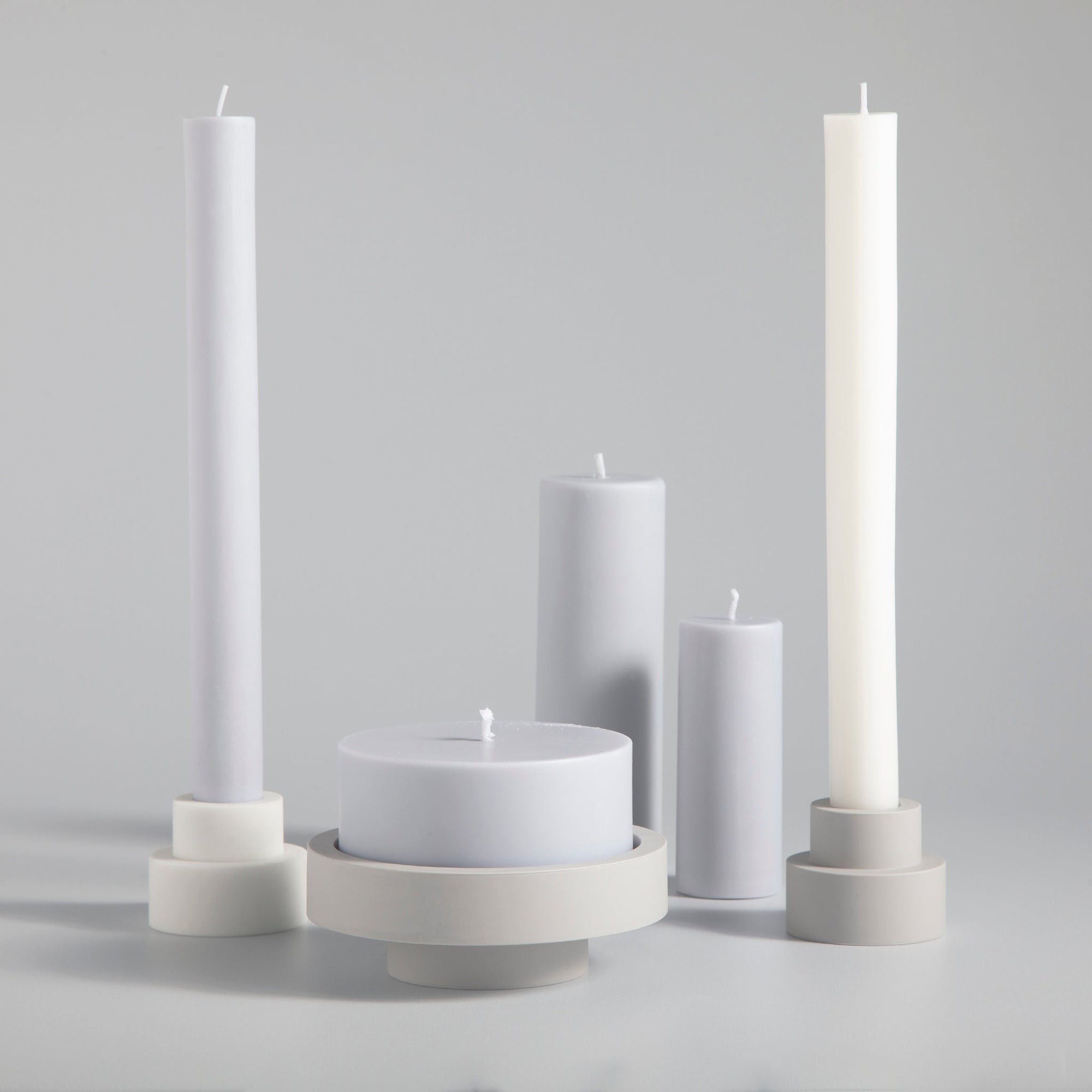 blanc + dove | escc dinner candle | soy - blend unscented candles - porter green | style + sustainability