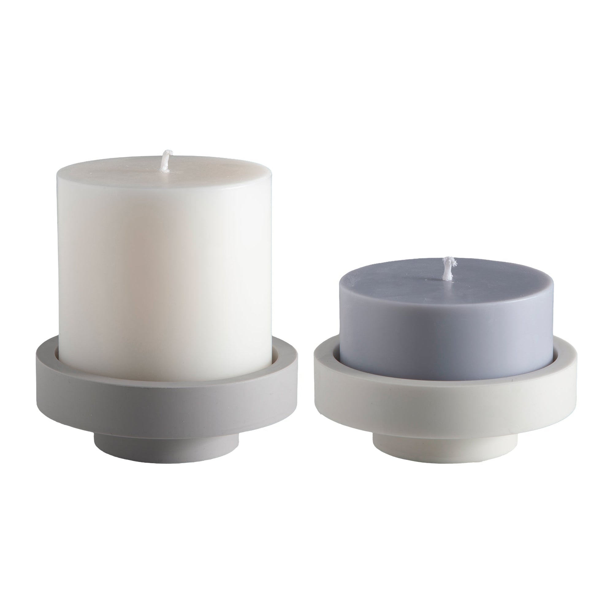Blanc + Dove | Flipp large | Silicone Unbreakable Candle Holder Set - porter green | style + sustainability