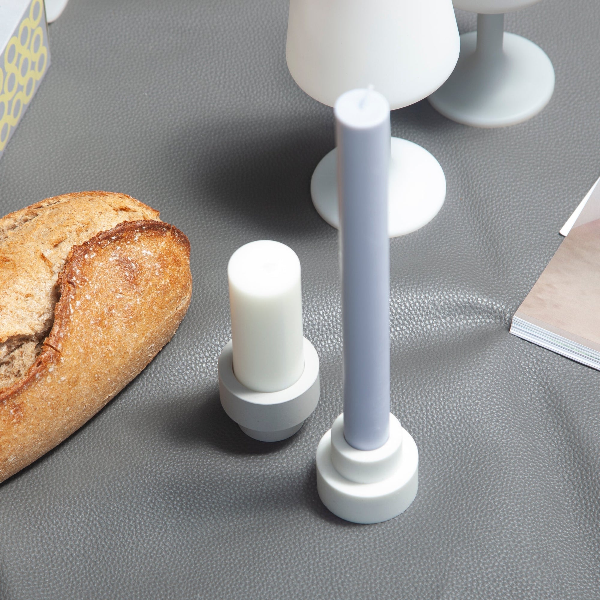 Blanc + Dove | Flipp small | Silicone Unbreakable Candle Holder Set - porter green | style + sustainability