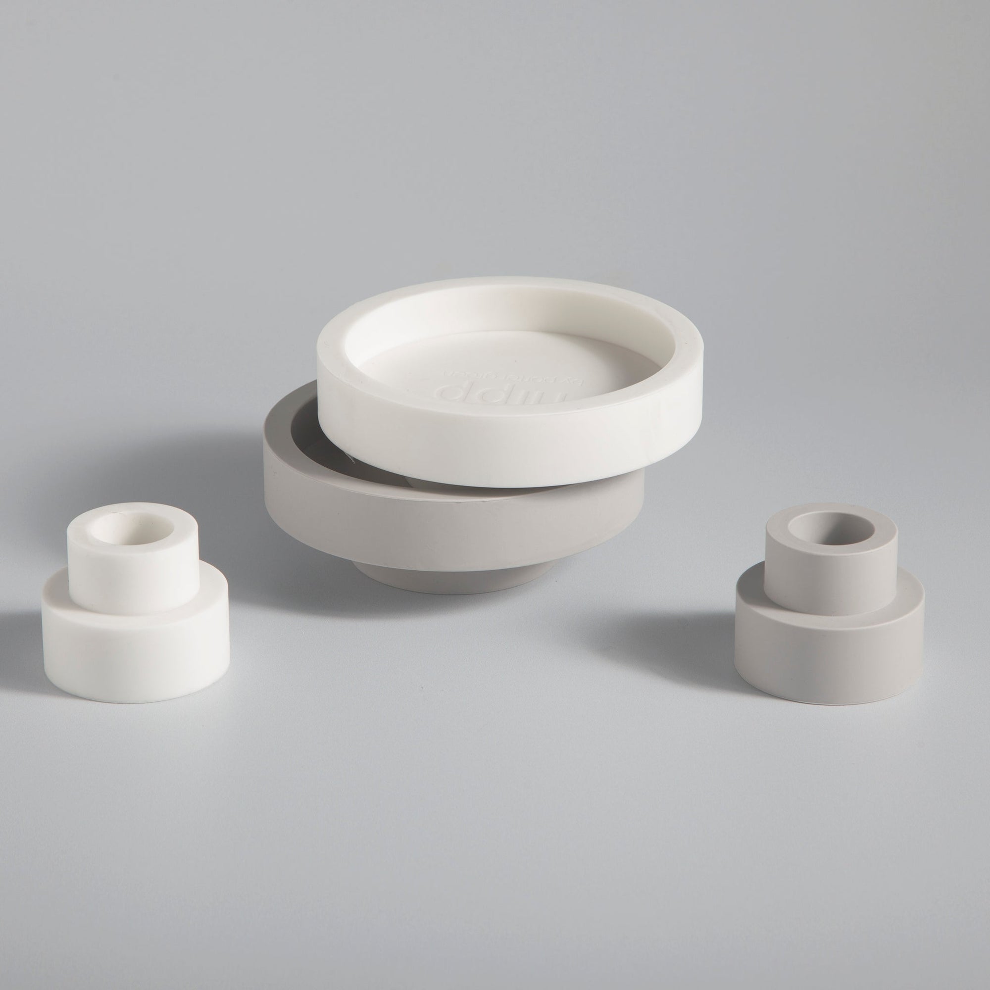 Blanc + Dove | Flipp small | Silicone Unbreakable Candle Holder Set - porter green | style + sustainability