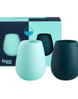 mist + ink | fegg | silicone unbreakable glasses - porter green | style + sustainability