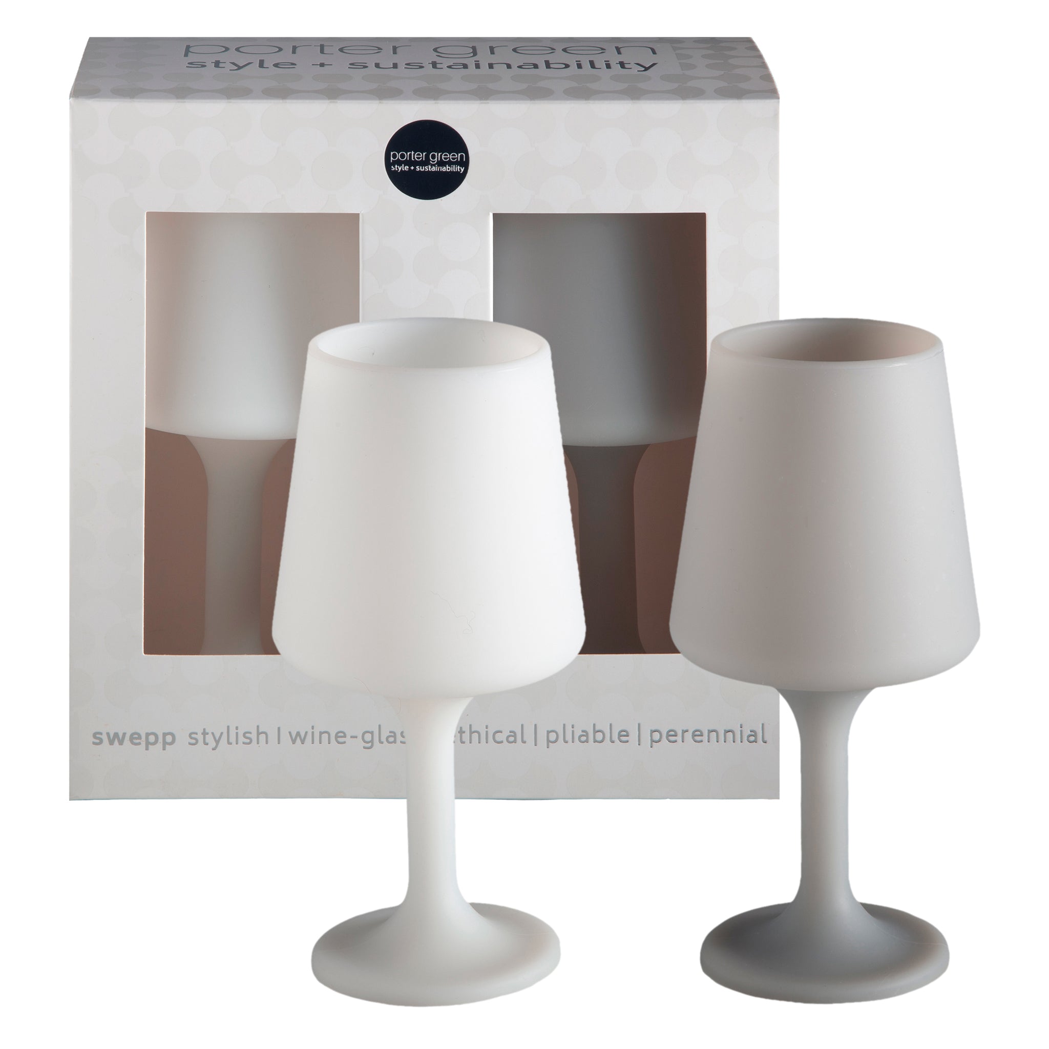 holiday frost | swepp | silicone unbreakable wine glasses – porter ...