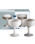 blanc + dove | mecc | silicone unbreakable cocktail glasses - porter green | style + sustainability
