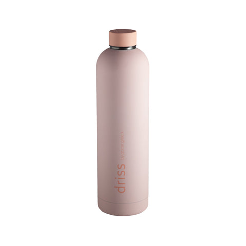 peach + petal | driss | insulated stainless steel water bottle - porter green | style + sustainability