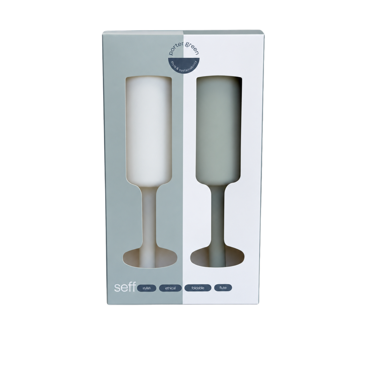 blanc + dove | seff | unbreakable silicone champagne flute | porter green, champagne flutes, unbreakable champagne flutes, champagne flute glasses, coloured champagne glasses, champagne flutes australia