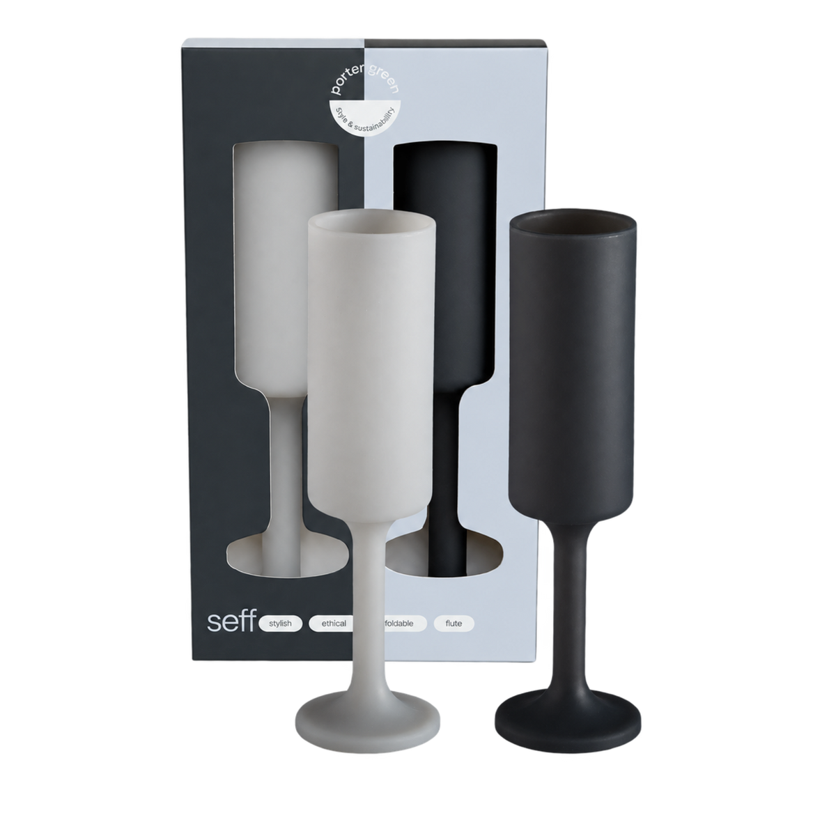 smoke + storm | seff | unbreakable silicone champagne flute | porter green, champagne flutes, unbreakable champagne flutes, champagne flute glasses, coloured champagne glasses, champagne flutes australia