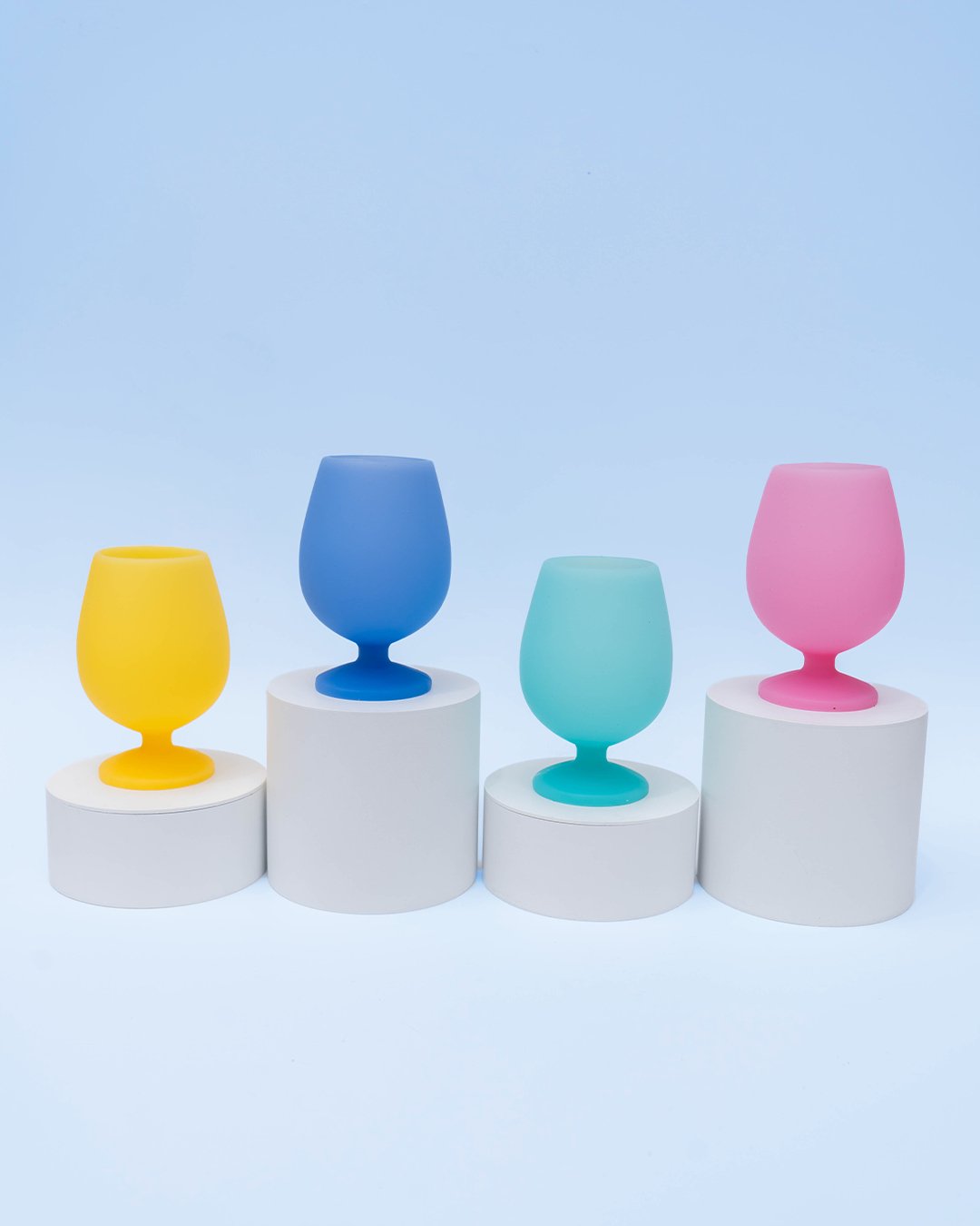 sfumature pastello | stemm | silicone unbreakable wine glasses - porter green | style + sustainability