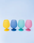 sfumature pastello | stemm | silicone unbreakable wine glasses - porter green | style + sustainability
