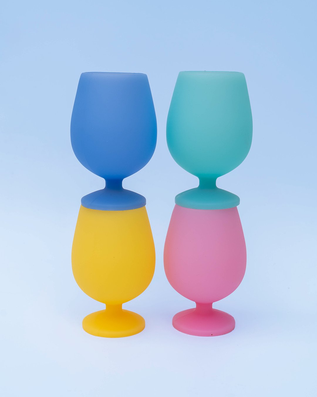 sfumature pastello | stemm | silicone unbreakable wine glasses - porter green | style + sustainability